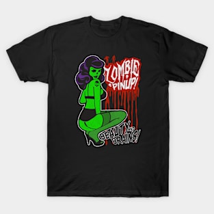 Bombshell Zombie Pinup T-Shirt